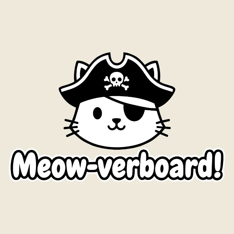 Conception de la planche Cat Pirate Meow