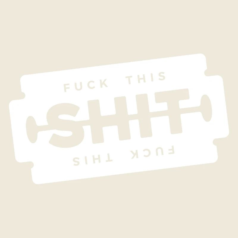 Merde cette lame de rasage