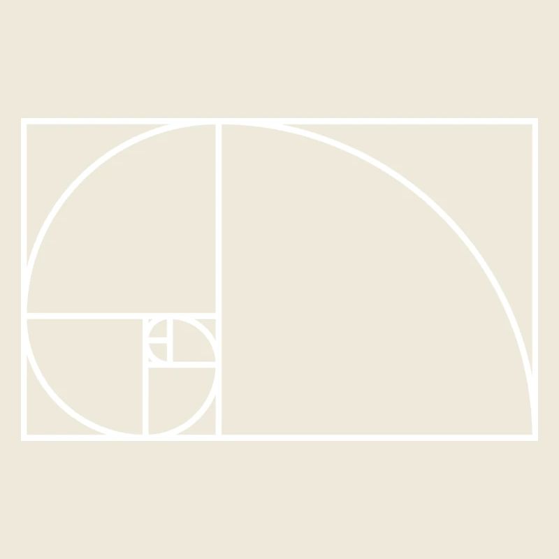 Fibonacci spiral math gift idea nerd