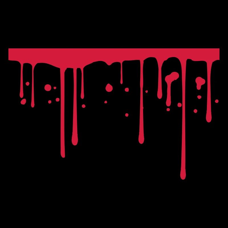 Blood drops underlined line