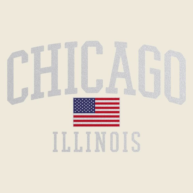 Chicago Flag Arc Emblem