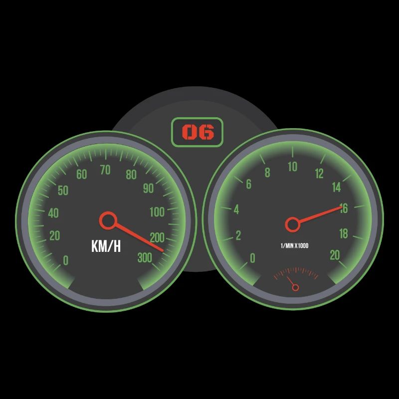 Motorrad Tachometer