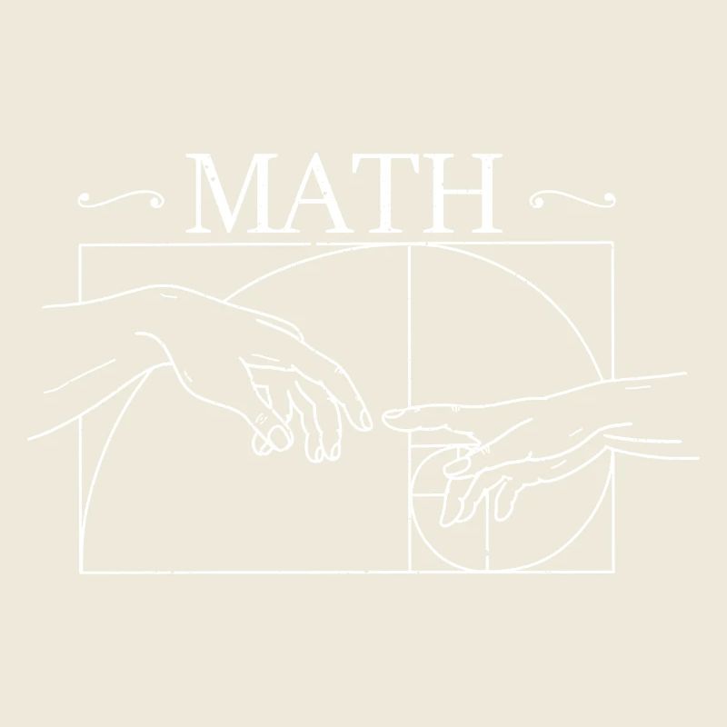 Nombres de Fibonacci Math Art Géométrie Geek