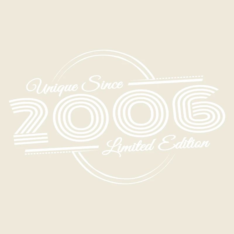 Geburtstag Retro Einzigartig Seit 2006