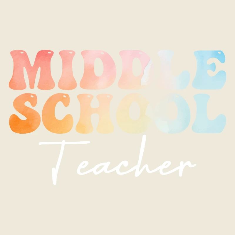 Middle School Teacher Groovy Back to School