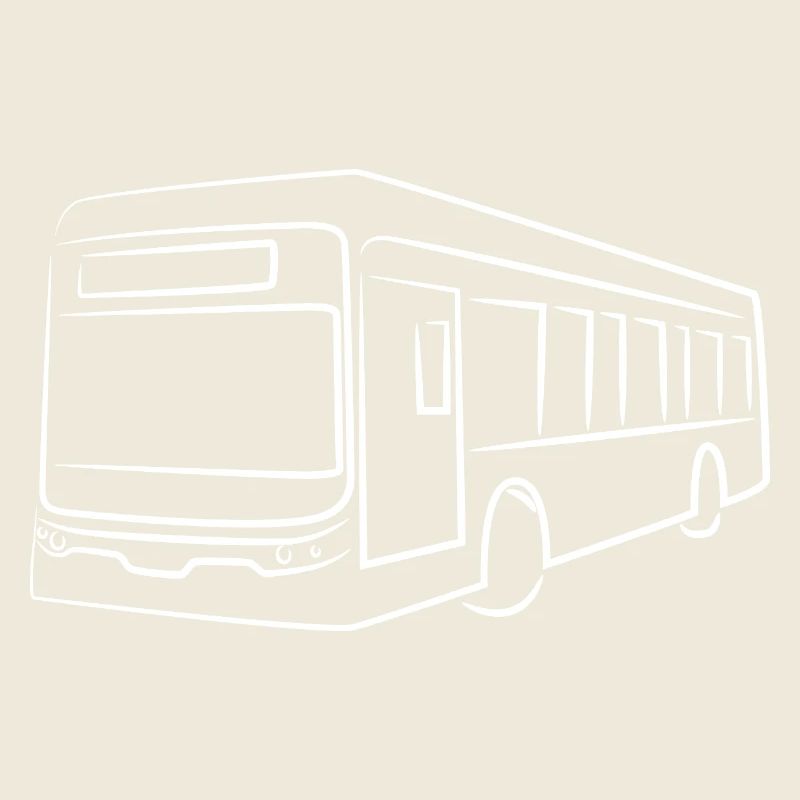 Bus Line Drawing