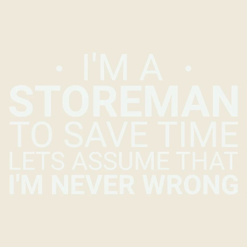 Storeman ne se trompe jamais