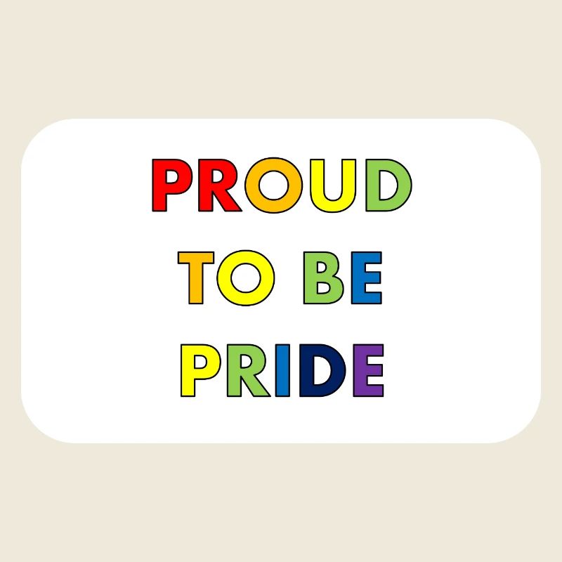 Fier d’être Pride dans le style arc-en-ciel