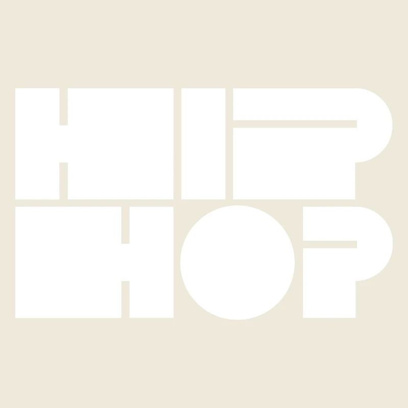 Typographie du bloc hip-hop