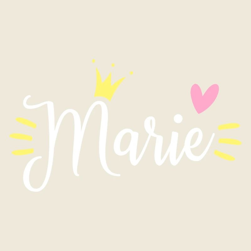 Couronne de nom de Marie