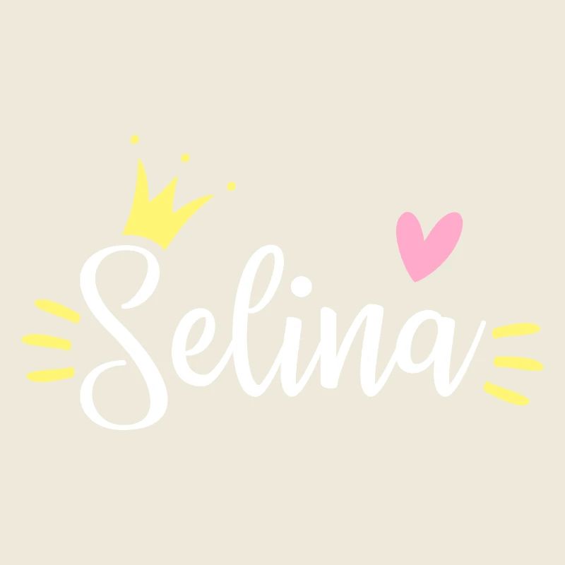 Couronne de nom Selina