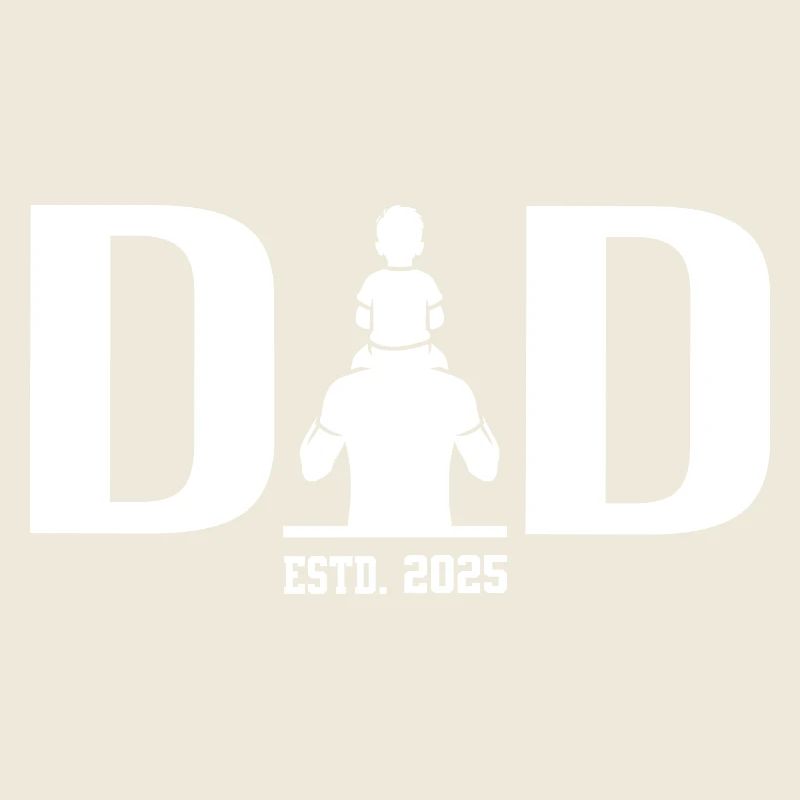 Dad Father Dad ESTD. 2025 - Gift