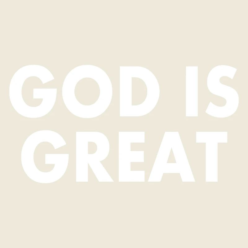 god is great