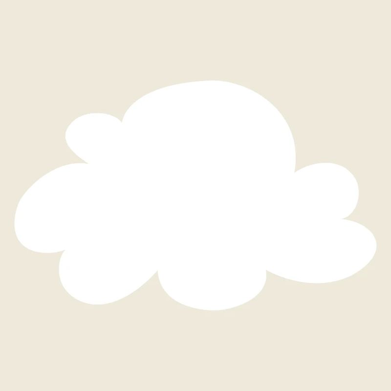 Cloud 7 troupeau nuages icône idée cadeau décoration