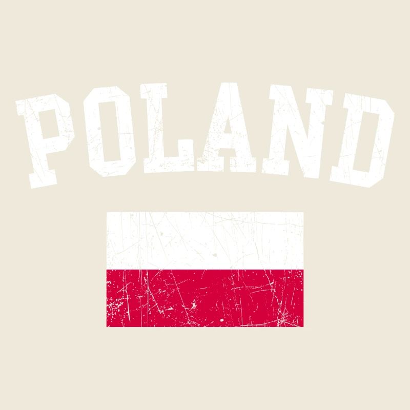 Typografie des polnischen Flaggenbogens