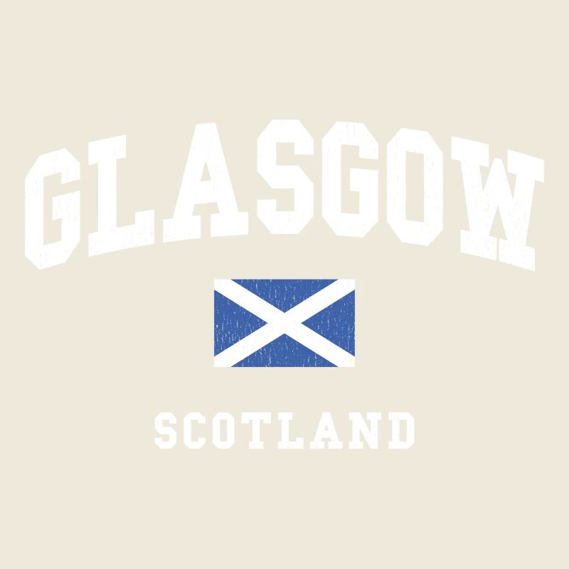 Graphique du drapeau de l’Écosse de Glasgow