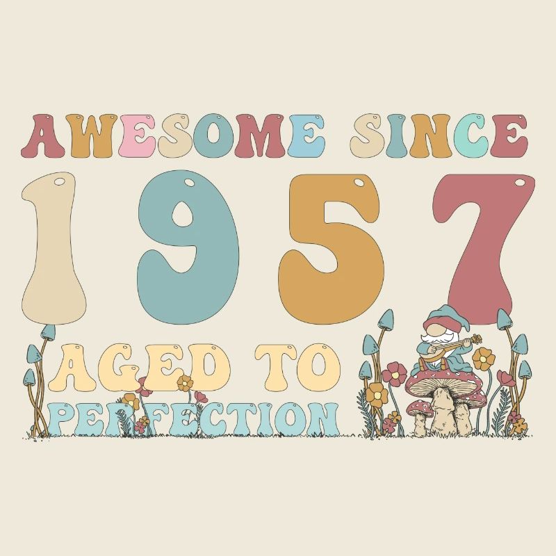 Super seit 1957 - 66. Geburtstag - 2023 Groovy
