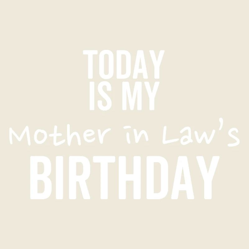 Aujourd’hui, c’est l’anniversaire de ma belle-mère