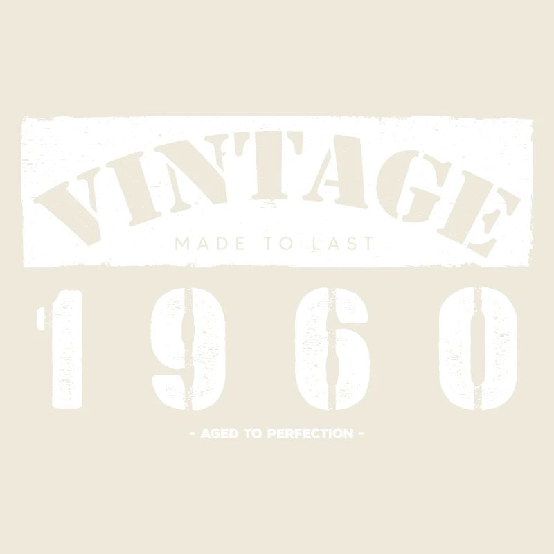 63 ans : Vintage Classic 1960 63e anniversaire