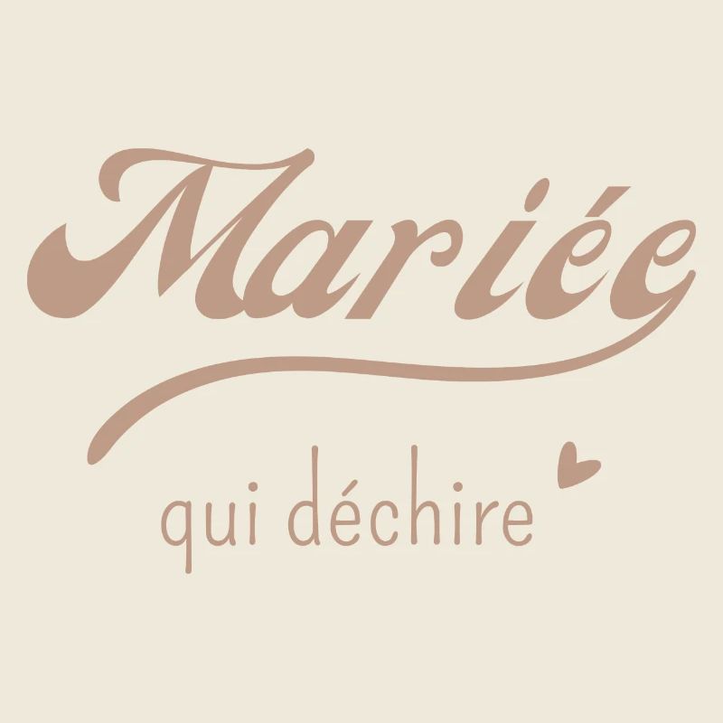 Mariée qui déchire