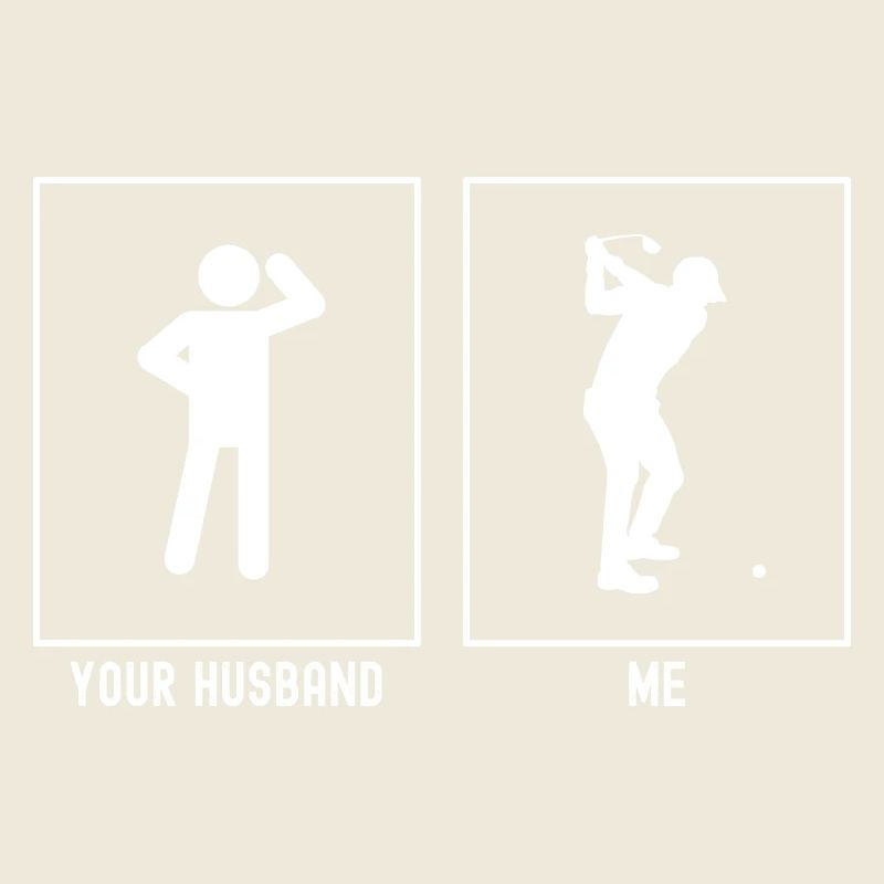 Ihr Ehemann - Ich - Golf Vorbereitungsschwung