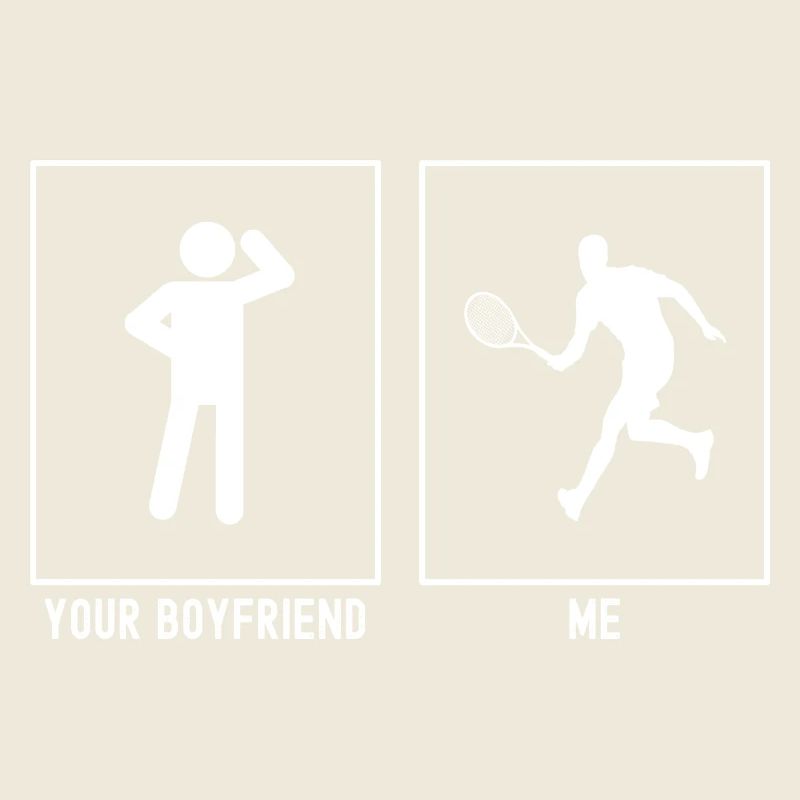 Ton ami - Moi - Course de tennis