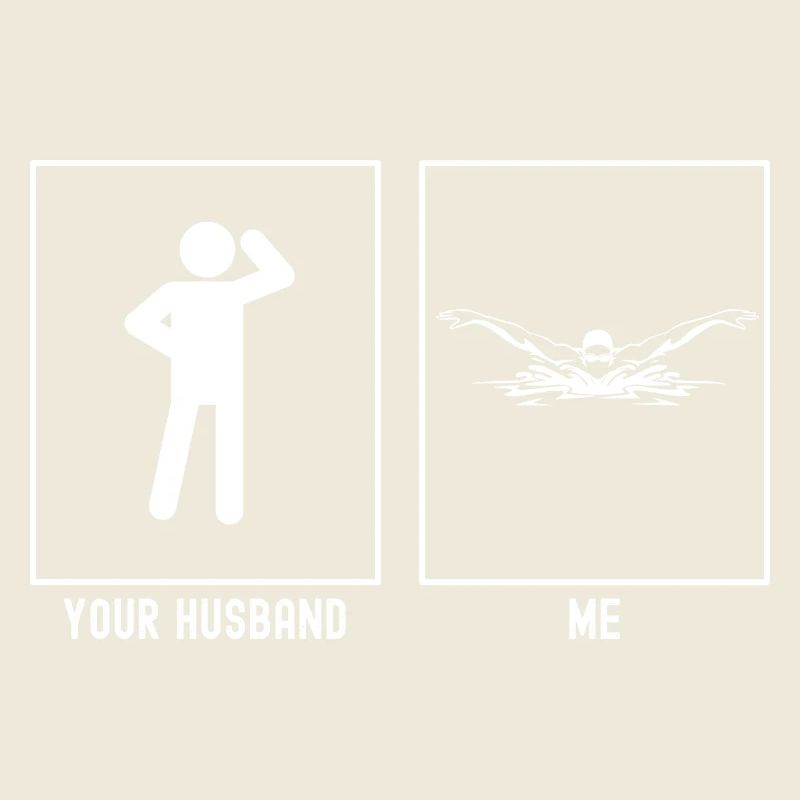 Ihr Ehemann - Ich - Athletisches Schwimmen