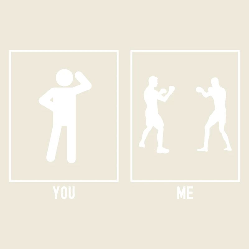 Du - Ich - Boxen Kampf