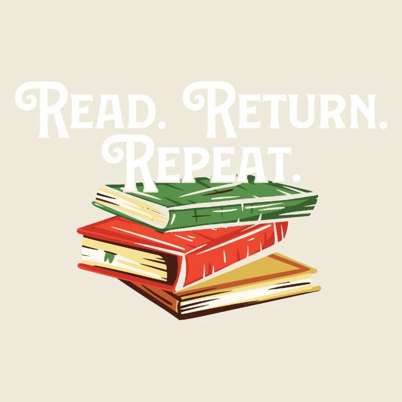 Read Return Repeat Library Worker Librarian Book
