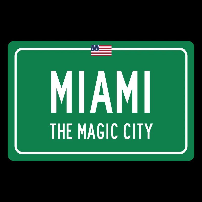 Signe de nom de lieu de Miami