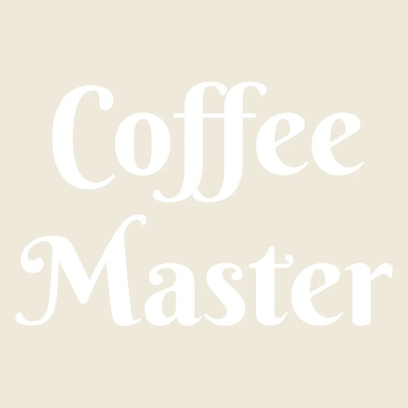 Coffee Master, coffee lover gift slogan
