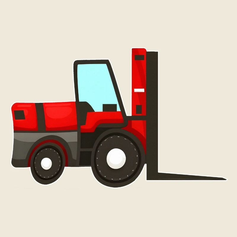 Red Forklift