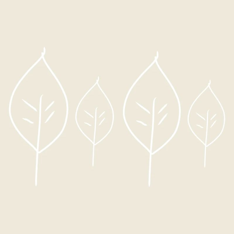 Symbole de plantation de feuilles de feuilles