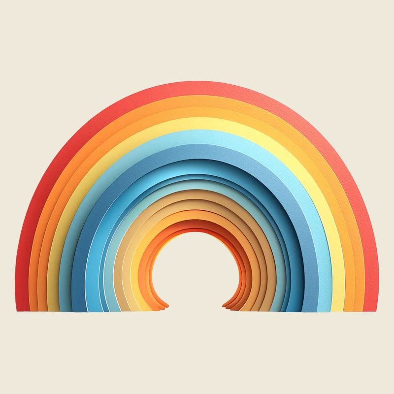 Paper Style Rainbow (Pride)