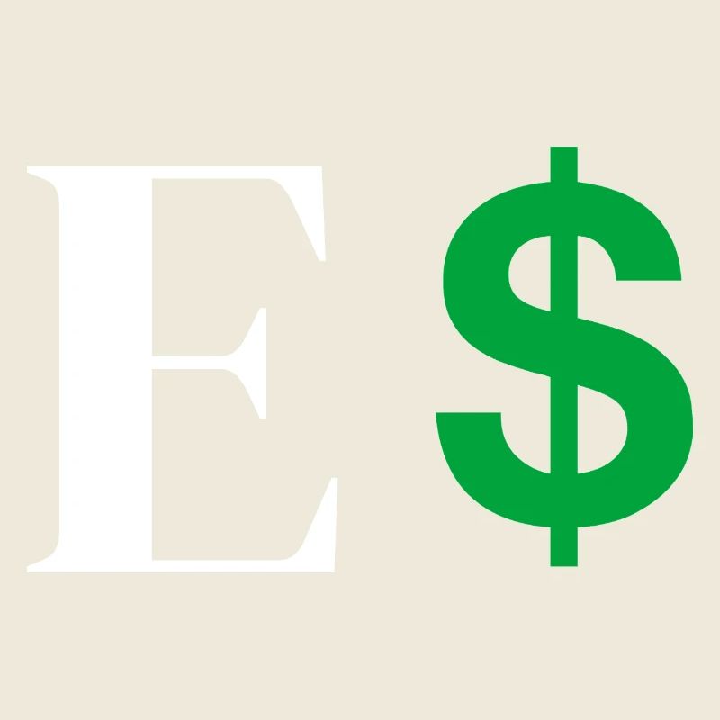Letter E Dollar