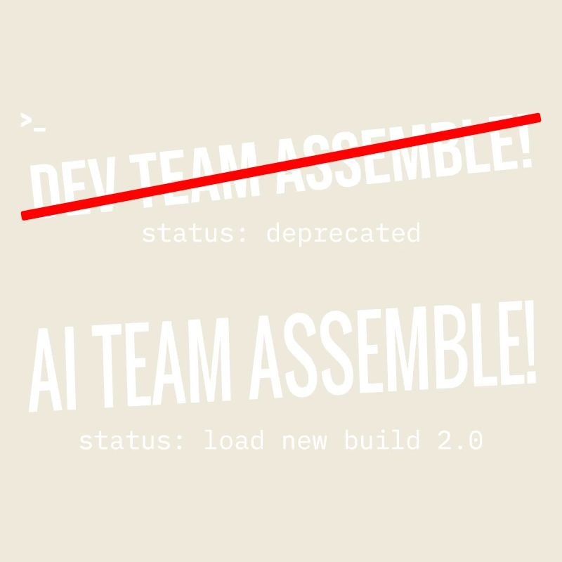 AI Team Assemble – Typography