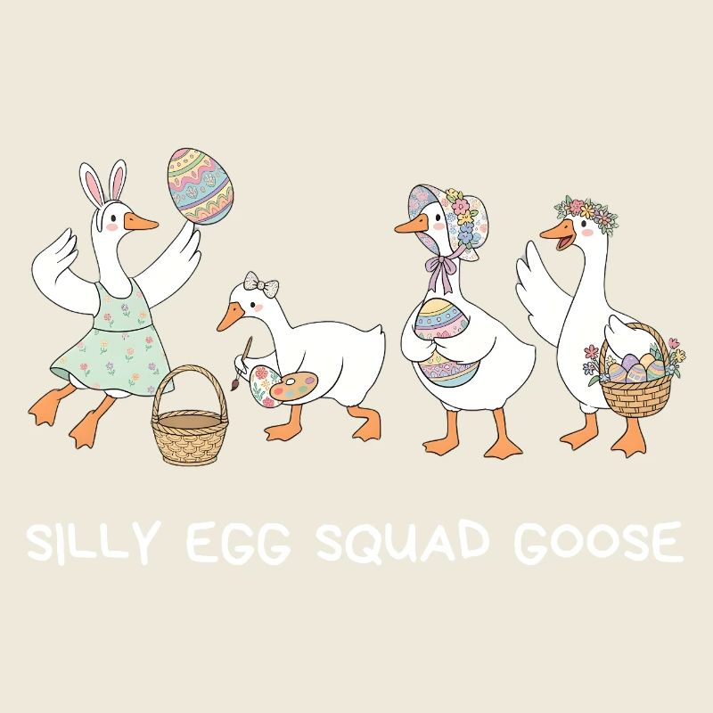 Silly Egg Squad Goose Ostern
