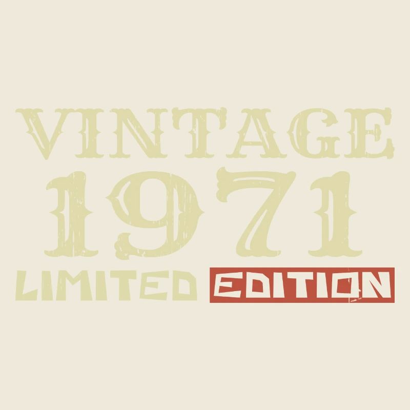 1971 Vintage :53e Anniversaire Cadeau Rétro Unique