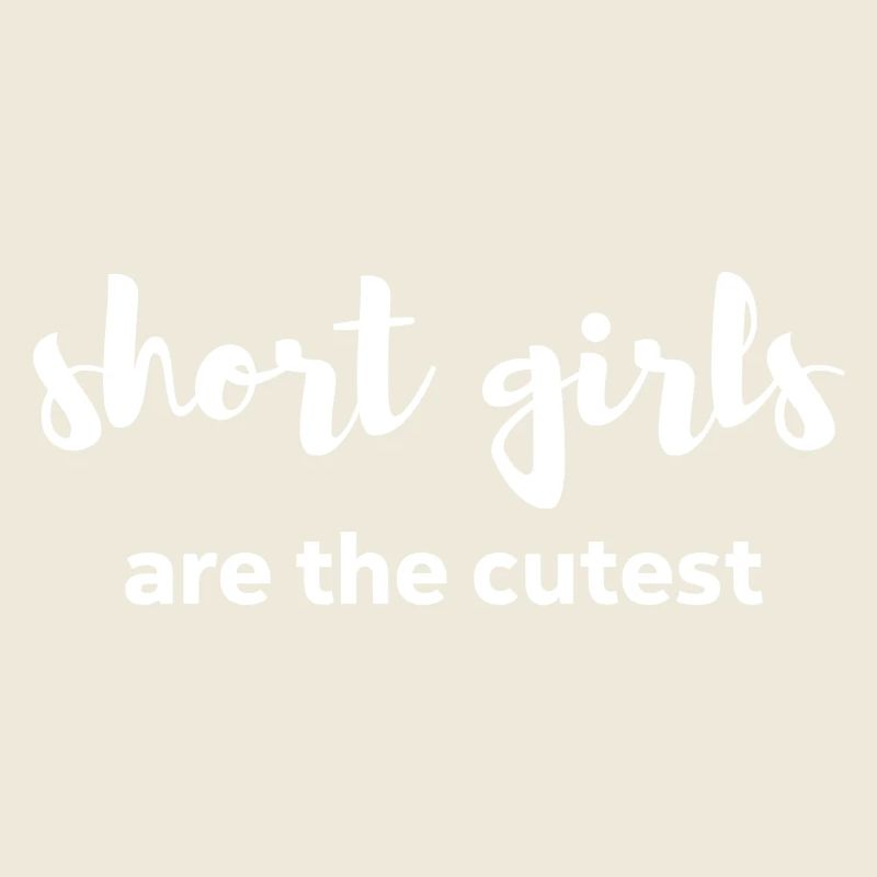 Kurze Mädchen sind die süßeste Geschenkidee für ein süßes Hemd