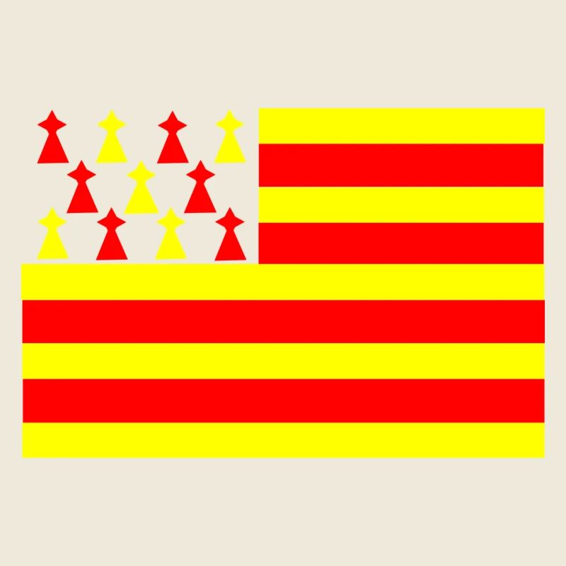 drapeau breton catalan