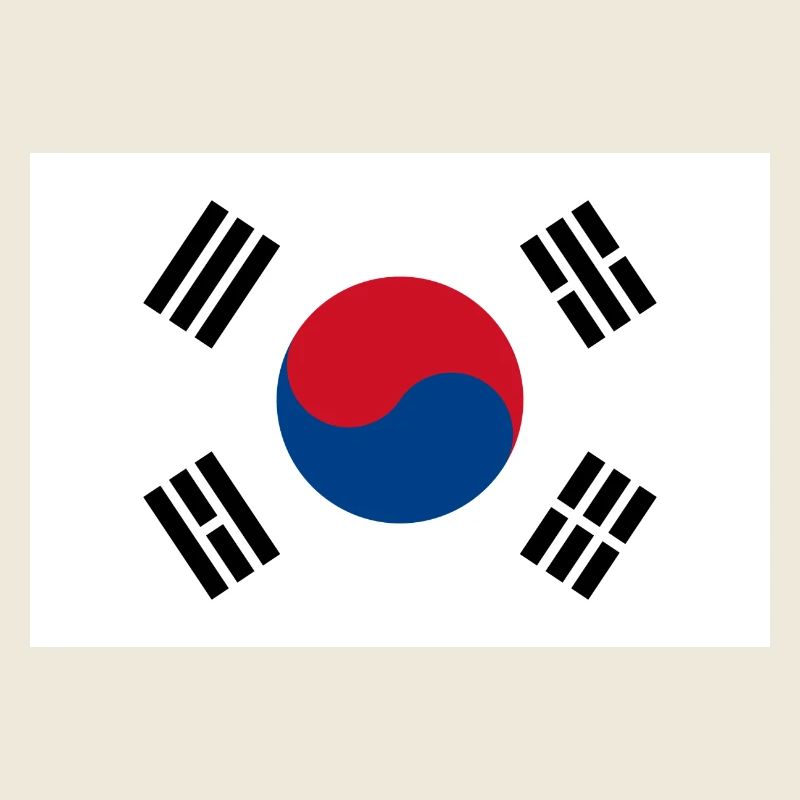 Südkorea-Flagge