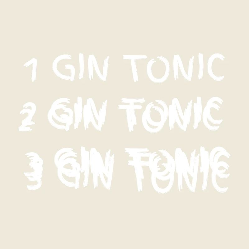 1 2 3 Gin and tonic writing drunk