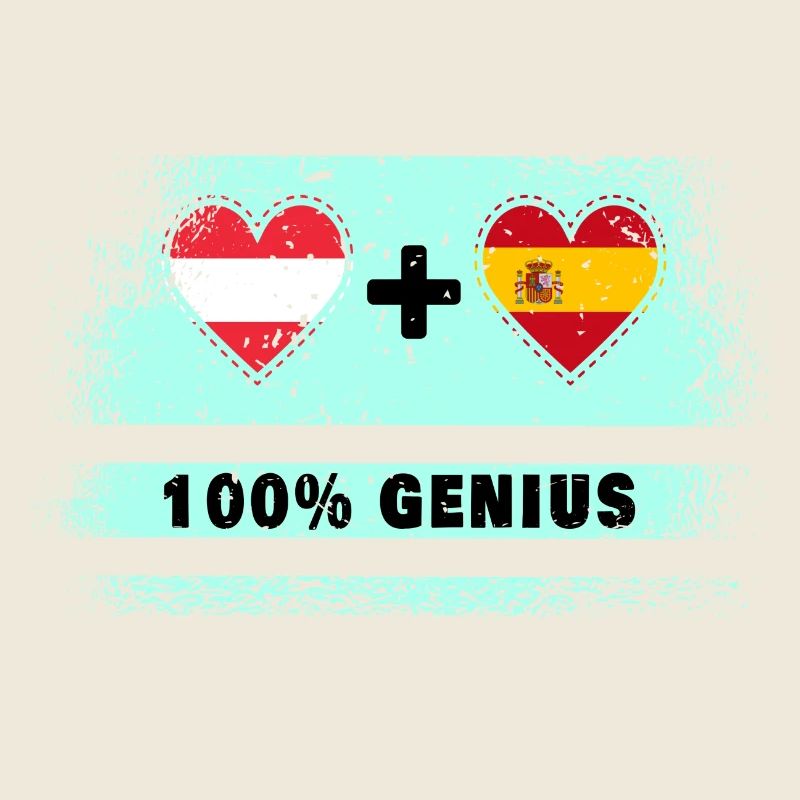 Austria and Spain 100% Ingenious / Gift