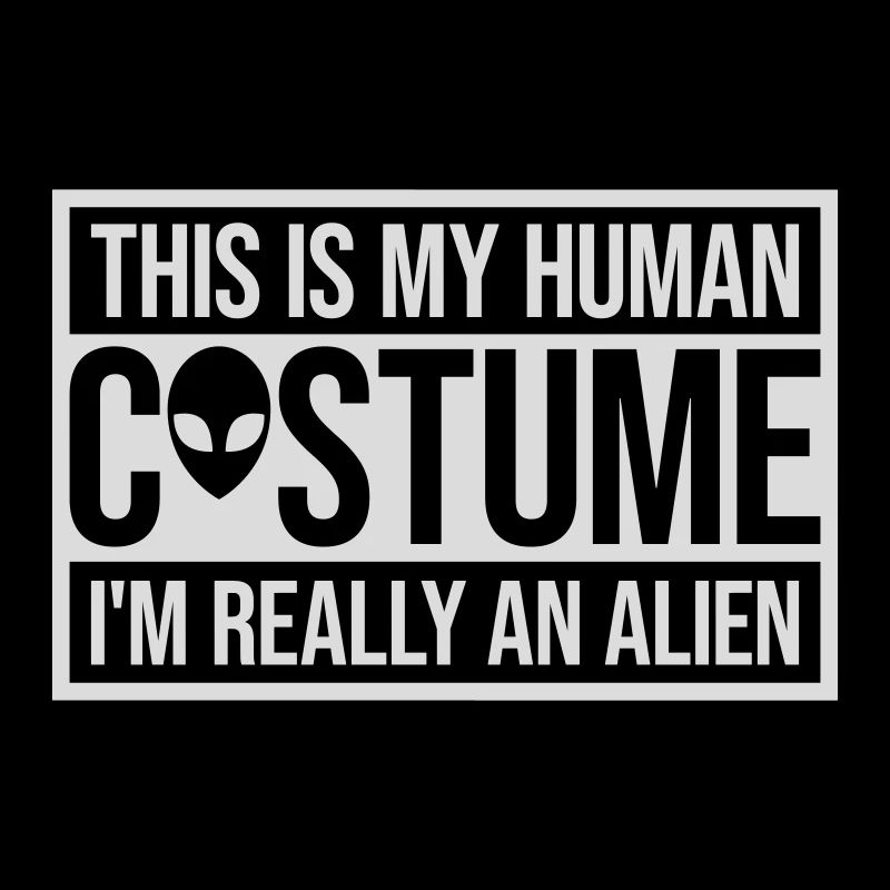 human costume alien Zitat