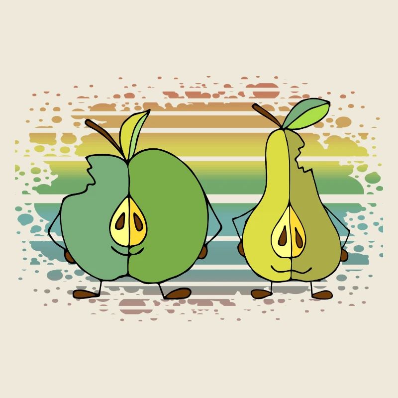 Apfel und Birne