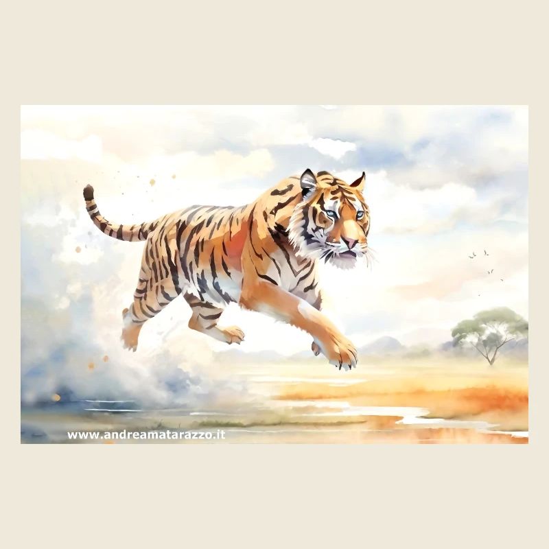 Tiger in Aktion