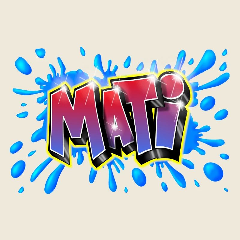 Mati graffiti imprimable sur tout