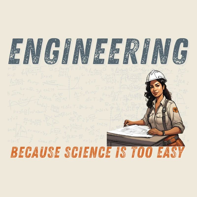 Engineering Because Scince is too easy Woman