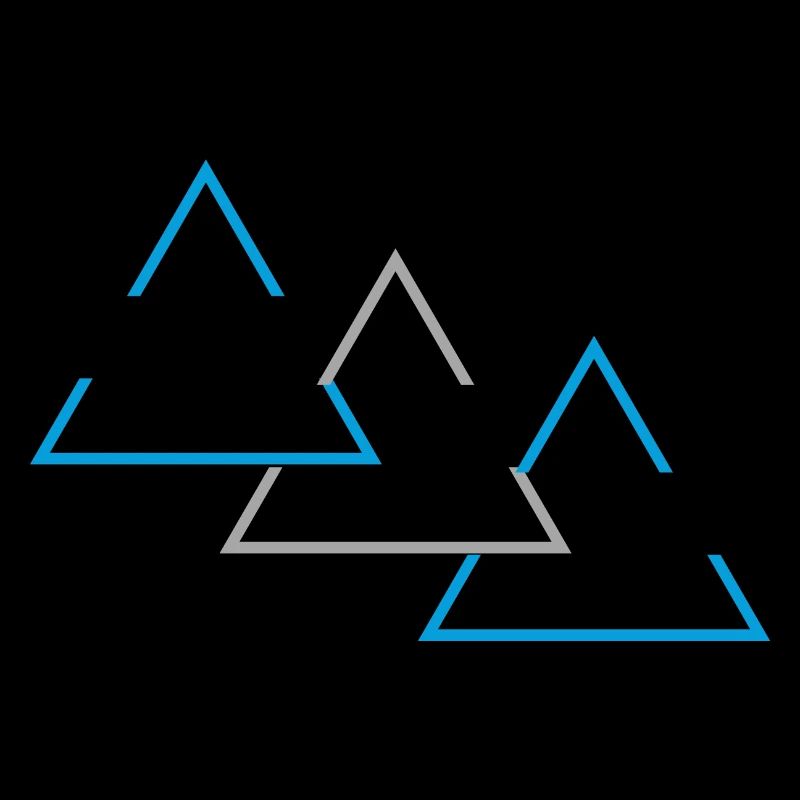 "Triangle geometric print"