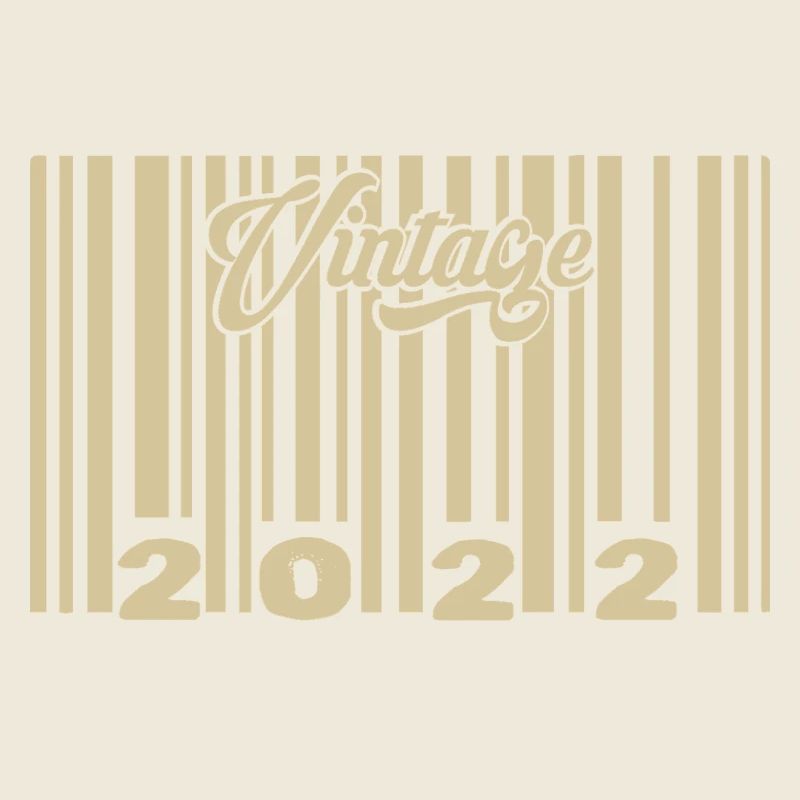 vintage 2022 Code barre 2022: Année 2025.